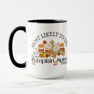 I Kärlek Pumpkin Spice Drinks Mugg