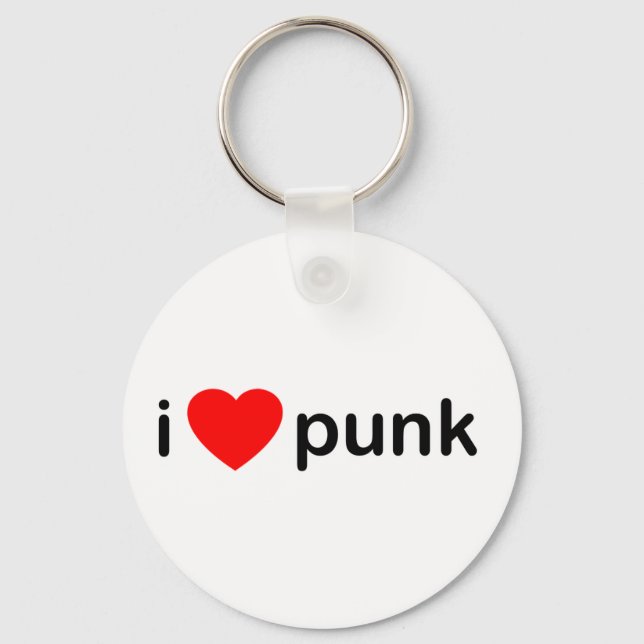 I Kärlek Punk Nyckelring (Framsida)