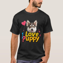 I Kärlek Puppy - Hund älskare-design