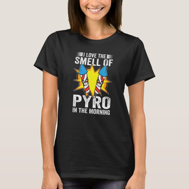 I Kärlek, Pyro i fyrverkeripjäs 4 T Shirt (Framsida)
