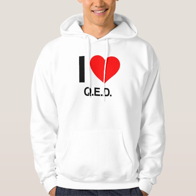 i kärlek q.e.d. sweatshirt (Framsida)