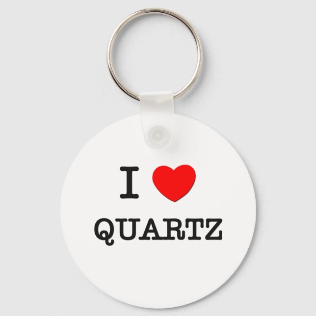 I Kärlek Quartz Nyckelring (Framsida)