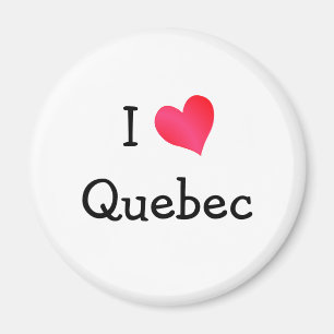 I Kärlek Quebec Magnet