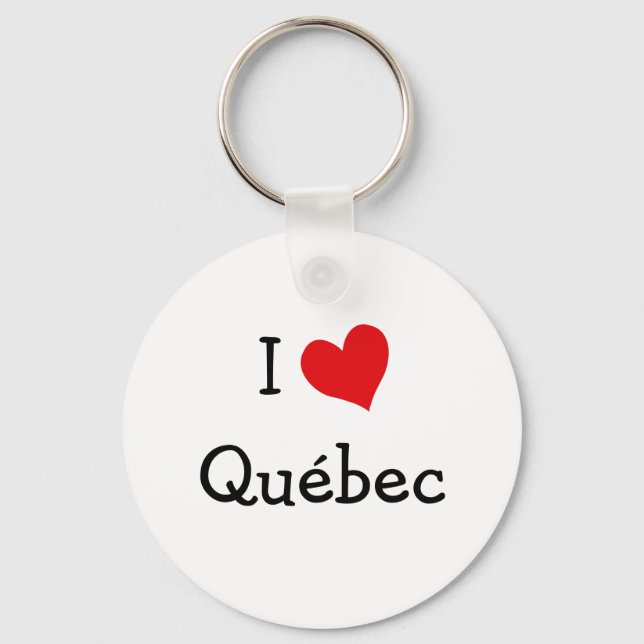 I Kärlek Quebec Nyckelring (Framsida)
