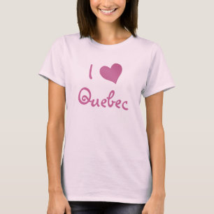 I Kärlek Quebec Tee Shirt