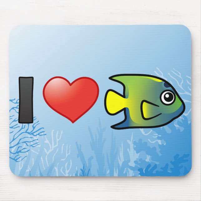 I Kärlek Queen Angelfish Musmatta (Framsidan)