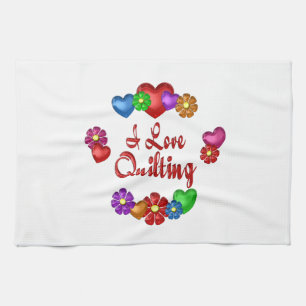 I Kärlek Quilting Kökshandduk