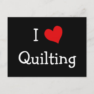 I Kärlek Quilting Vykort
