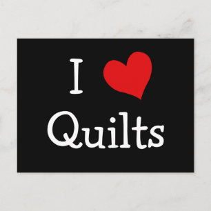 I Kärlek Quilts Vykort