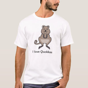 I kärlek QUOKKAS - Australien - Marsupial - Natur T Shirt