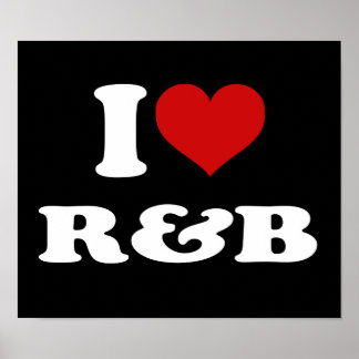 I Kärlek R&B Poster