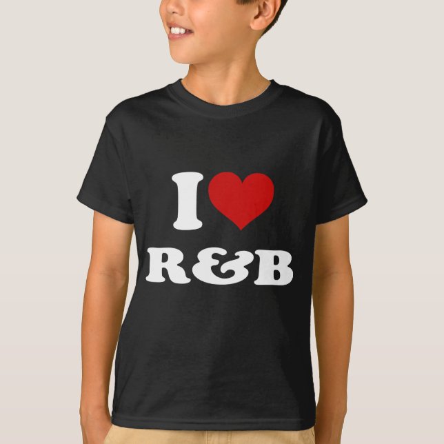 I Kärlek R&B Tee Shirt (Framsida)