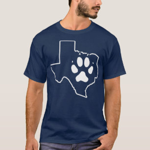 I Kärlek Rädding Hundar Texas Rädding Hund Pappa M T Shirt