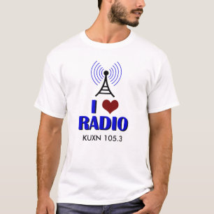 I Kärlek Radio Anpassningsbar Station DJ T Shirt