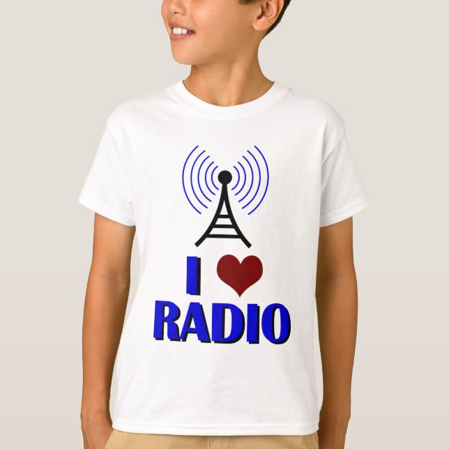 I Kärlek Radio Kids Tee (Framsida)