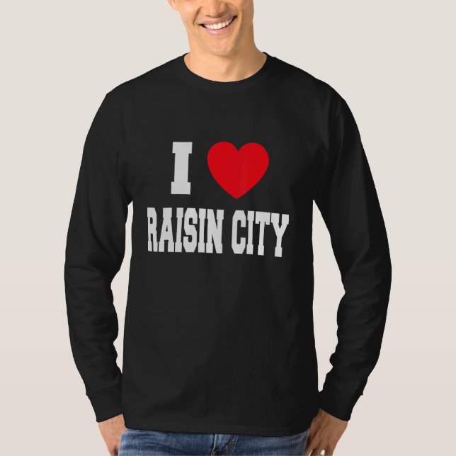I Kärlek Raisin City T Shirt (Framsida)
