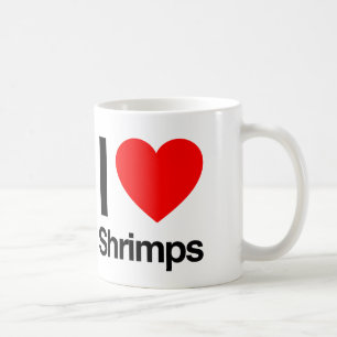 i kärlek räkor kaffemugg