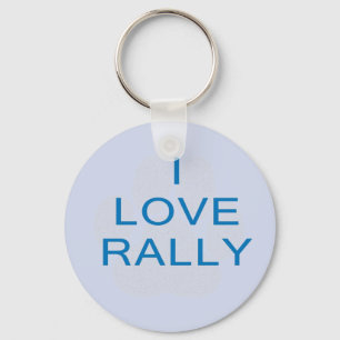 I Kärlek Rally Nyckelring