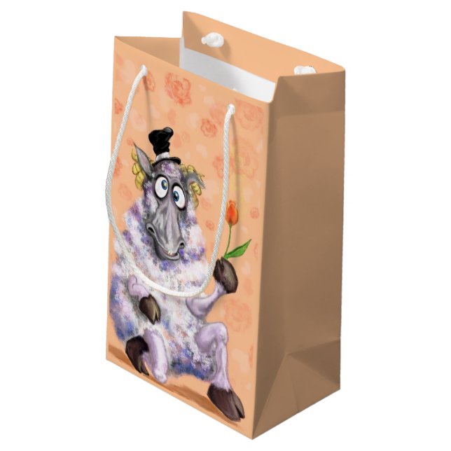 I Kärlek Ram Gift Bag gentlemen an Funny (Baksidan Vinklad)