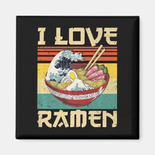 I Kärlek Ramen japansk Cute Kawaii Anime Gifts Gir Magnet