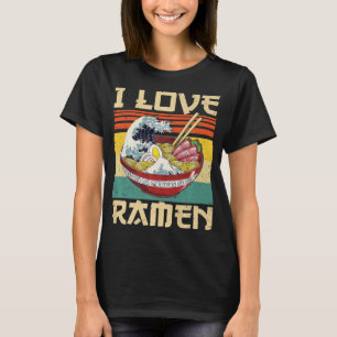 I Kärlek Ramen japansk Cute Kawaii Anime Gifts Gir T Shirt