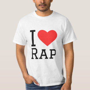 I kärlek rap t shirt