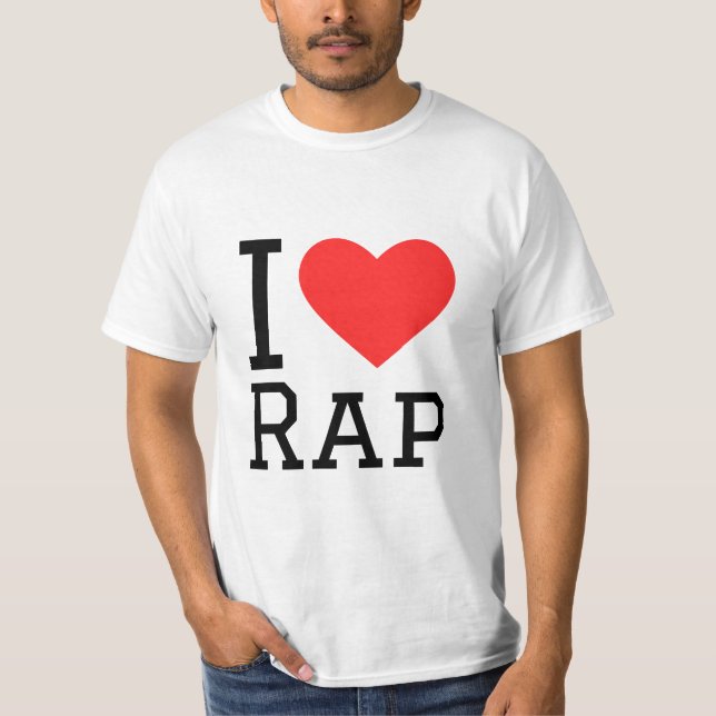 I kärlek rap t shirt (Framsida)