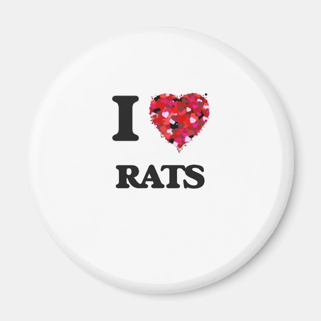 I KÄRLEK RÅTTOR MAGNET (Framsidan)