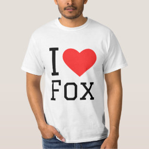 I kärlek räv t shirt