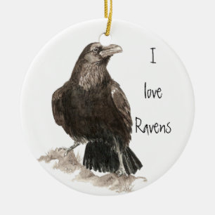 I kärlek Ravens Ornament