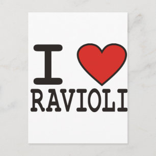 I Kärlek Ravioli Vykort