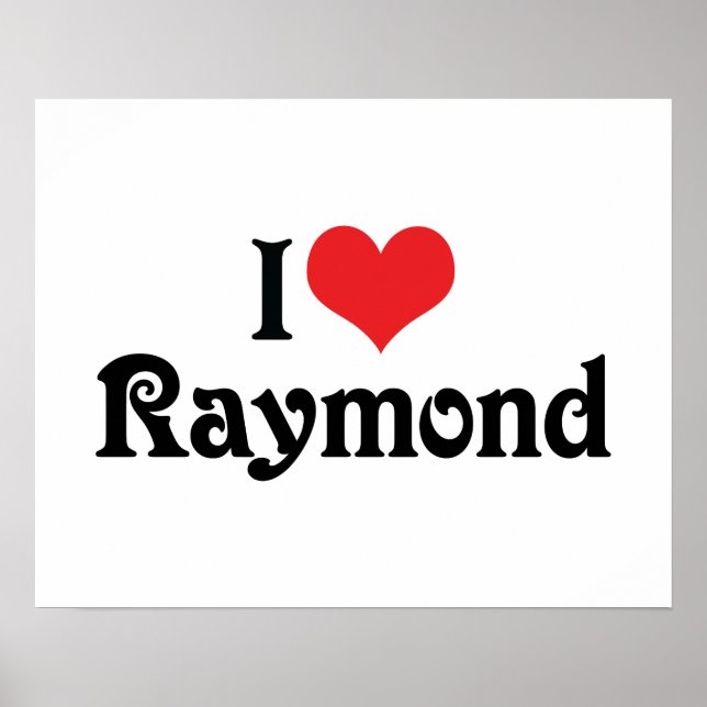 I Kärlek Raymond Poster (Framsidan)