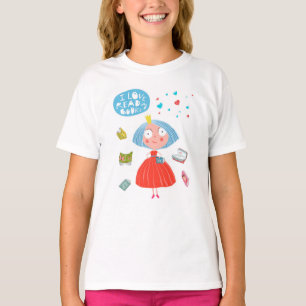 I Kärlek Reading Bokar T Shirt