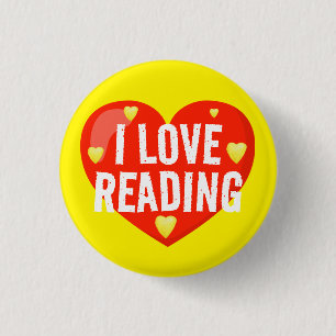 I Kärlek Reading Classroom Reward Knapp
