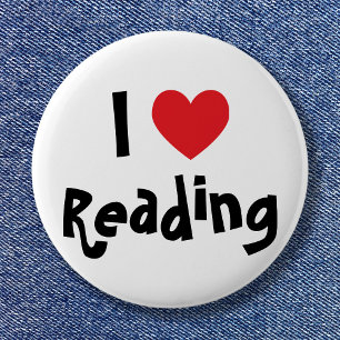 I Kärlek Reading Knapp