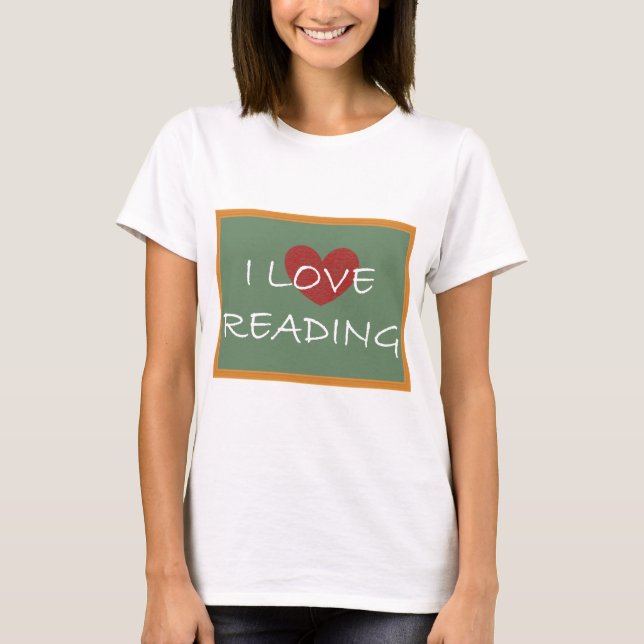 I Kärlek Reading T Shirt (Framsida)