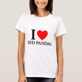 I Kärlek Red Pandas T-shirt
