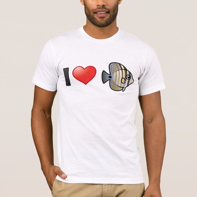 I Kärlek Red Sea Sailfin Tang T Shirt (Framsida)
