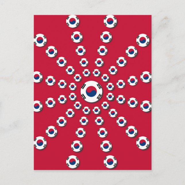 I kärlek Red Vykort (Framsida)