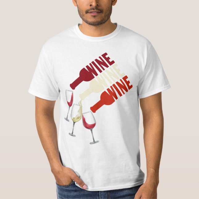 I Kärlek Red White Vin Manar Womens T Shirt (Framsida)