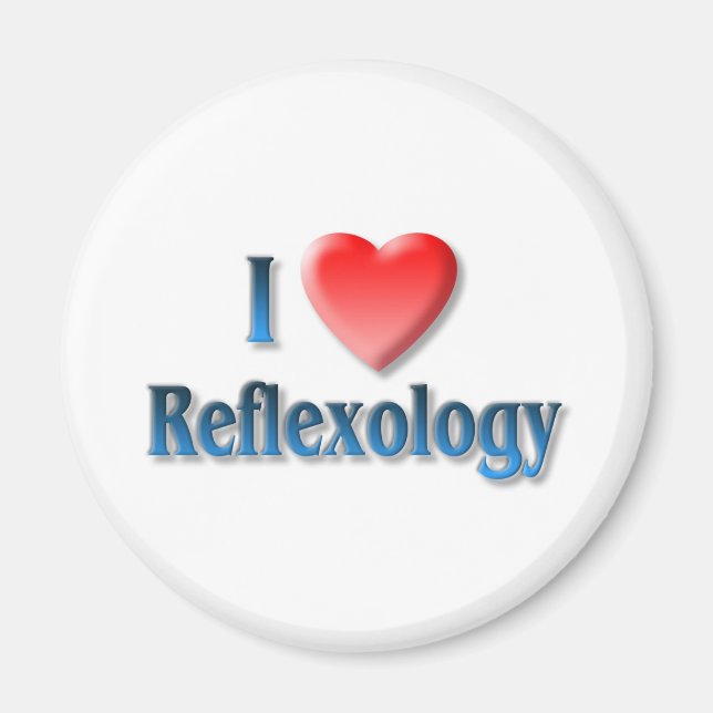 I Kärlek Reflexology Magnet (Framsidan)