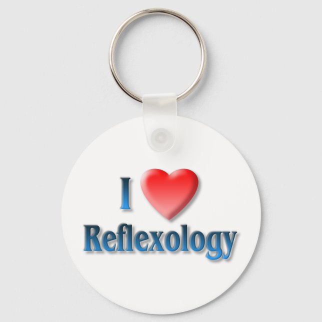 I Kärlek Reflexology Nyckelring (Framsida)