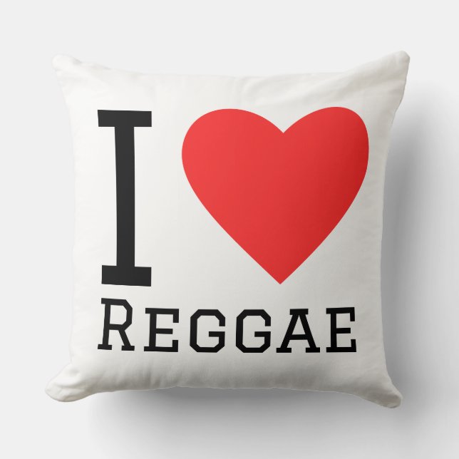 I kärlek reggae kudde (Framsida)