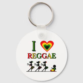 I Kärlek Reggae Nyckelring