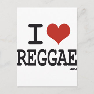 I kärlek reggae vykort
