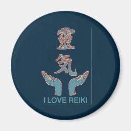 I Kärlek Reiki- Reiki Händer Symbol Magnet