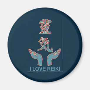 I Kärlek Reiki- Reiki Händer Symbol Magnet