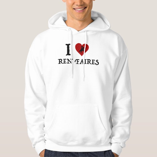 I Kärlek Ren Faires Hoodie (Framsida)