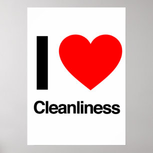 i kärlek renlighet poster
