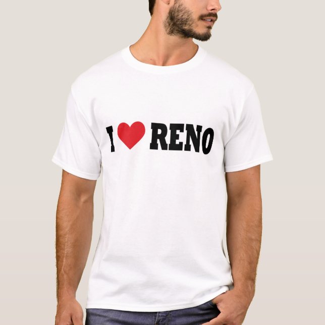 I Kärlek Reno T-Shirt (Framsida)